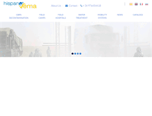 Tablet Screenshot of hispanovema.com